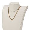 Brass Curb Chain Necklaces NJEW-JN03097-03-4