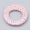 Handmade Spray Painted Reed Cane/Rattan Woven Linking Rings WOVE-N007-01D-3