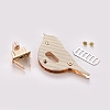 Zinc Alloy Bag Twist Lock Accessories AJEW-WH0104-57-2