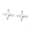 201 Stainless Steel Charms STAS-C017-02P-1