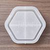 Hexagon Mother's Day Word MOM DIY Tray Silicone Molds DIY-G112-02B-3