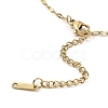 Butterfly Light Gold Brass Micro Pave Cubic Zirconia Pendant Necklaces NJEW-E105-05KCG-03-3