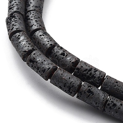 Natural Lava Rock Beads Strands G-H303-C22-1