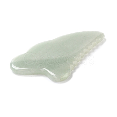 Natural Green Aventurine GuaSha Stone G-K318-01-1