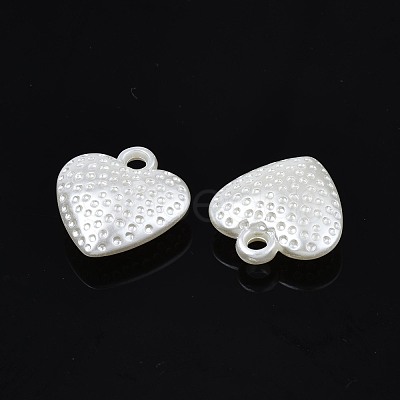 ABS Plastic Imitation Pearl Pendants KY-T023-011-1