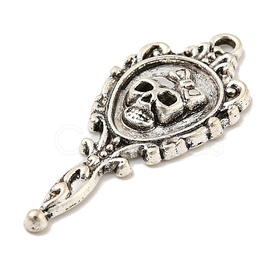 Tibetan Style Alloy Pendants TIBE-L013-09AS-01-1