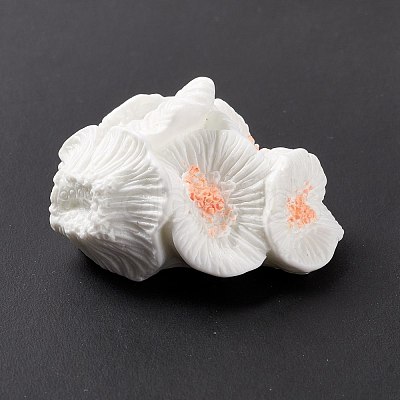 Resin Imitation Coral Ornaments DJEW-G026-10A-1