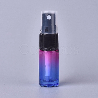 5ml Gradient Color Glass Spray Bottles MRMJ-WH0059-12B-1