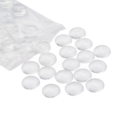 Transparent Glass Cabochons GGLA-YW0001-06A-1