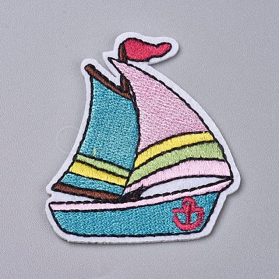 Computerized Embroidery Cloth Iron on/Sew on Patches DIY-G015-37-1