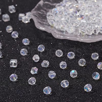 360Pcs 3 Style Electroplate Glass Beads Strands EGLA-SZ0001-25A-1