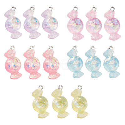 Resin Pendants RESI-TA0001-06-1