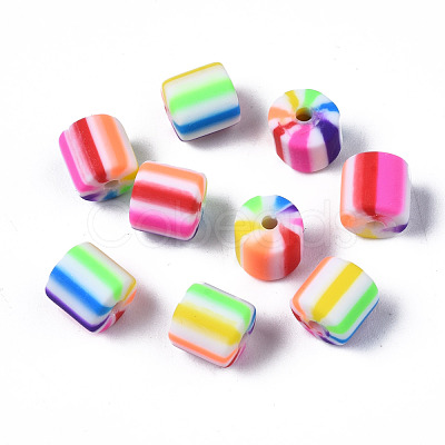 Handmade Polymer Clay Beads X-CLAY-N008-024-1