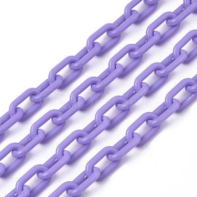 Opaque Acrylic Cable Chains X-SACR-N010-002E-1