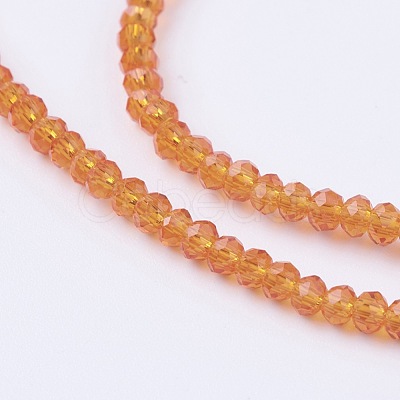 Glass Beads Strands GLAA-G045-B-1