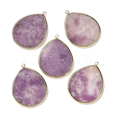 Natural Lilac Jade Pendants G-E526-01O-1