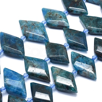 Natural Apatite Bead Strands G-O179-H27-1