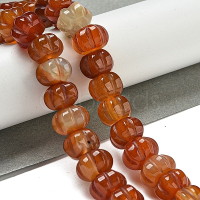 Natural Red Agate Beads Strands G-G142-A17-01-1