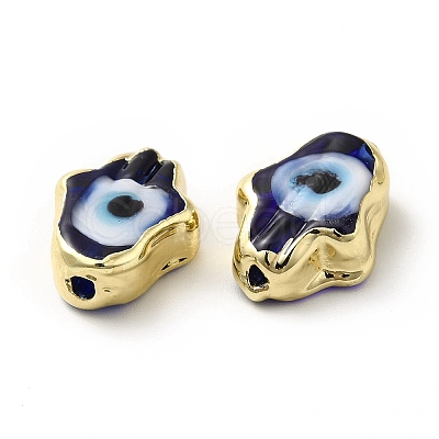 Handmade Evil Eye Lampwork Beads LAMP-F026-03B-1