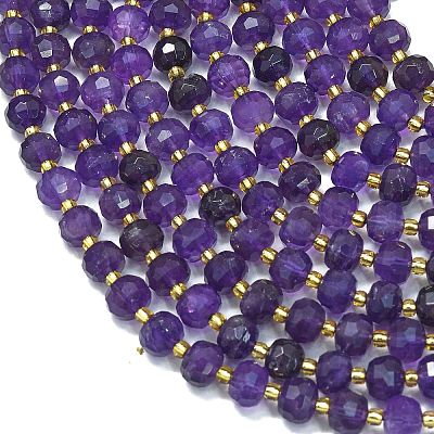 Natural Amethyst Beads Strands G-K389-E62-01-1