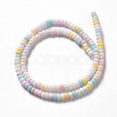 Handmade Frosted Porcelain Beads PORC-E017-01C-1