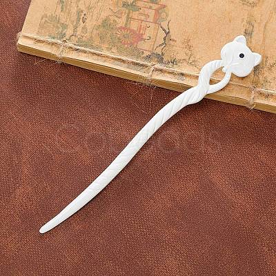 Fox Shaped Wood Hair Sticks for Women Girls PW-WG85867-01-1