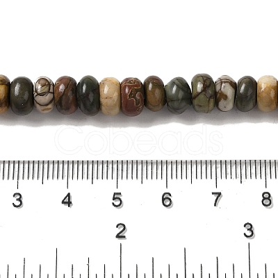 Natural Picasso Jasper Beads Strands G-Q161-B01-02-1