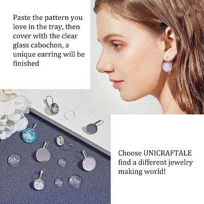 Unicraftale DIY Earring Making Kits STAS-UN0006-19P-1