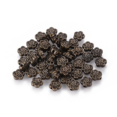 Tibet Bronze Metal Beads X-MLF0590Y-NF-1