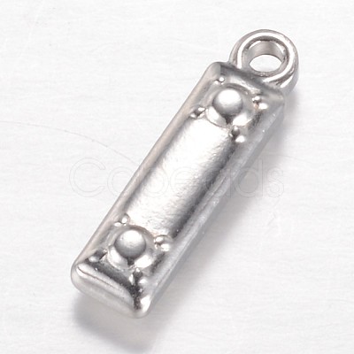 Non-Tarnish 201 Stainless Steel Charms X-STAS-G081-31P-1