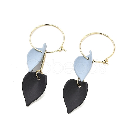 Alloy Hoop Earrings EJEW-K280-03-1