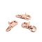 Zinc Alloy Swivel Clasps, Rose Gold, 30mm