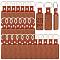 Rectangle Wood Blank Pendant Keychain, for DIY Craft Laser Engraving, Saddle Brown, 11.1cm