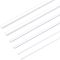 Olycraft ABS Plastic Square Solid Bar Rods, for DIY Sand Table Architectural Model Making, Clear, 253x1~3x1~3mm