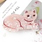 PVC Claw Hair Clips, Cat, Pink, 83x49x53mm