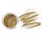 Nail Art Glitter Powder, Shiny Nail Decoration, Gold, 3.2x3.35cm, about 5g/box