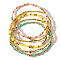 Bohemian Style Elastic Friendship Beach Bracelet Set for Women and Teens