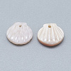 Natural White Shell Mother of Pearl Shell Charms X-SSHEL-S260-097C-2