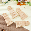 Rubber Wood Carved Onlay Applique AJEW-WH0248-464-5