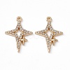 Alloy Rhinestone Pendants PALLOY-P287-08LG-3