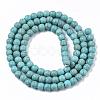 Synthetic Turquoise Beads Strands X-TURQ-S192-4mm-2-2