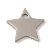 Non-Tarnish 201 Stainless Steel Charms STAS-E217-01P-1