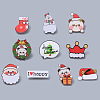 Christmas Theme Acrylic Safety Brooches JEWB-X0001-06-1