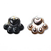 Natural Black Lip Shell Charms SSHEL-S258-98C-2