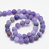 Natural Weathered Agate Beads Strands X-G-G589-6mm-06-3