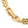 Golden Brass Micro Pave Cubic Zirconia Link Bracelets BJEW-P314-A04-G-3