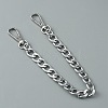 Aluminum Curb Chain Bag Shoulder Straps FIND-WH0129-76B-P-1