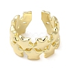 Brass Open Cuff Rings RJEW-Q778-33G-2