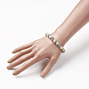 Natural Amazonite Stretch Bracelets X-BJEW-JB03251-02-4