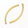 Curved Brass Tube Beads X-KK-D508-13G-1